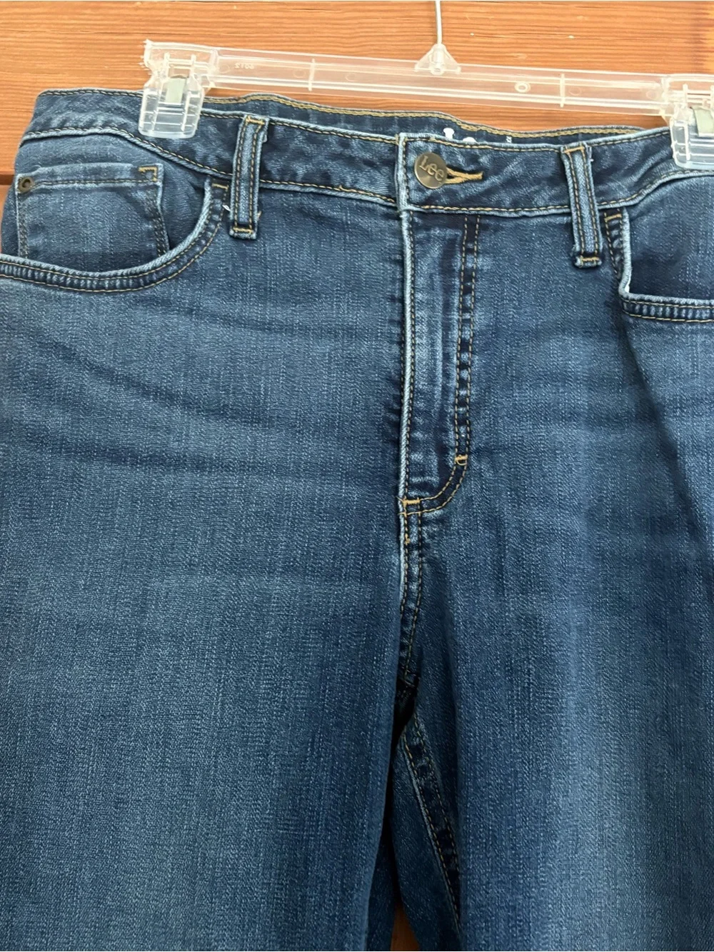Dark Wash Straight Leg Jeans
